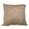 12 x 12 Brown Cable Knit Pillow Cover