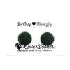 CASHMERE Button Earrings