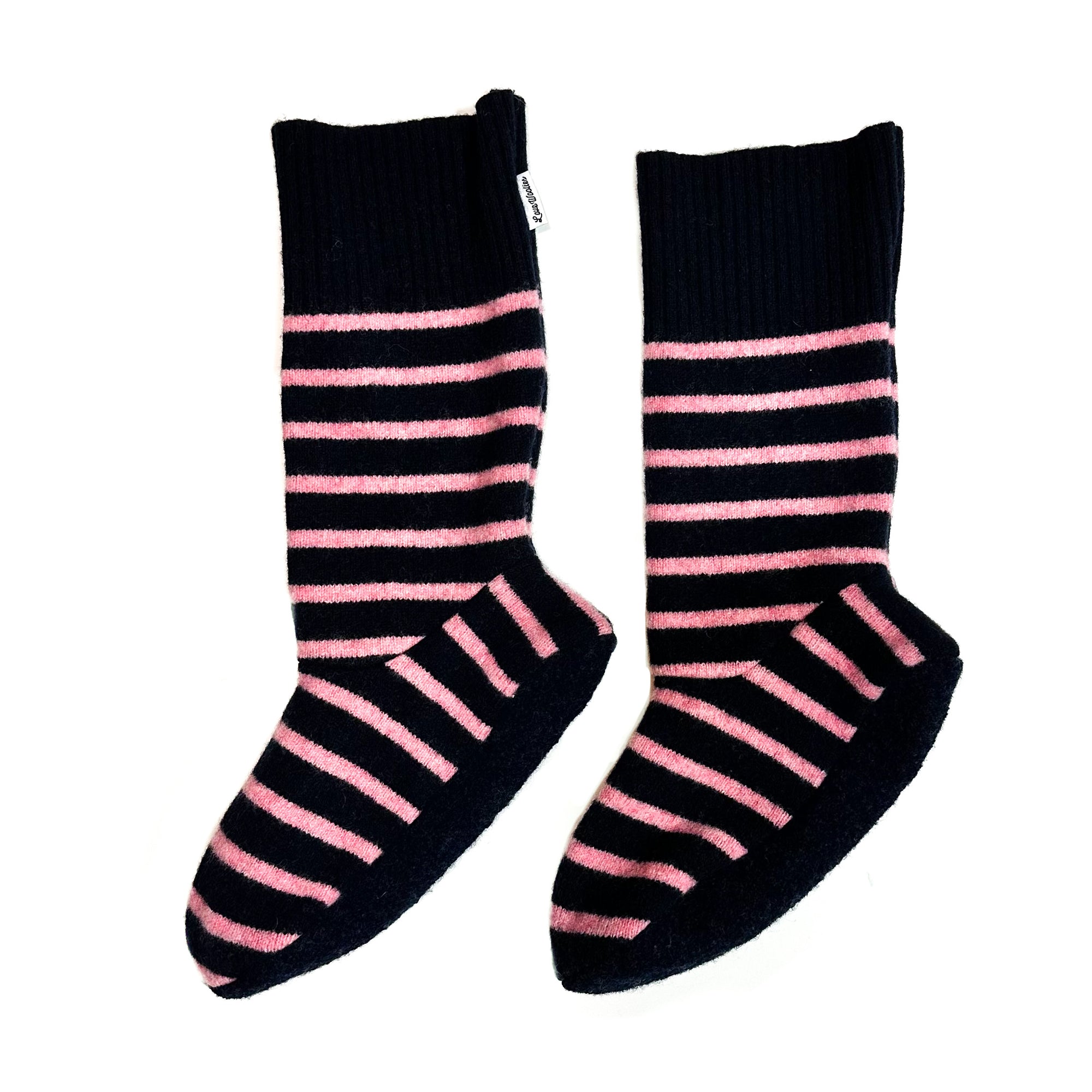 SHORTIES | Wool Cabin Socks | Candy Stripes | Size 8-11
