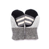 Small Kid&#39;s Wool Sweater Mittens | Grey Mist