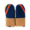 Large Kid&#39;s Wool Sweater Mittens | Bold In Blue