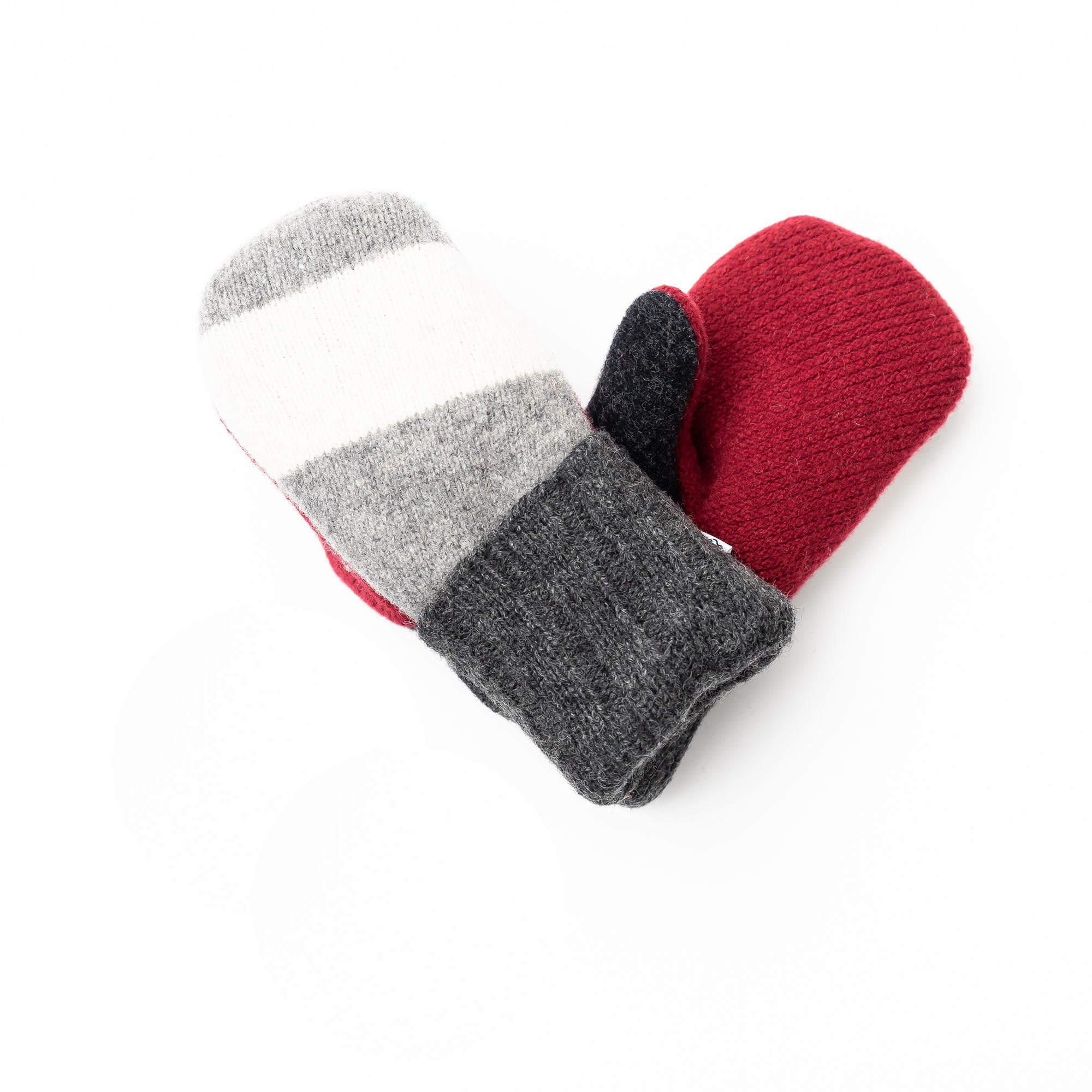 Small Kid's Wool Sweater Mittens | Santa's Helper