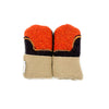 Baby Wool Sweater Mittens | Pumpkin Pie