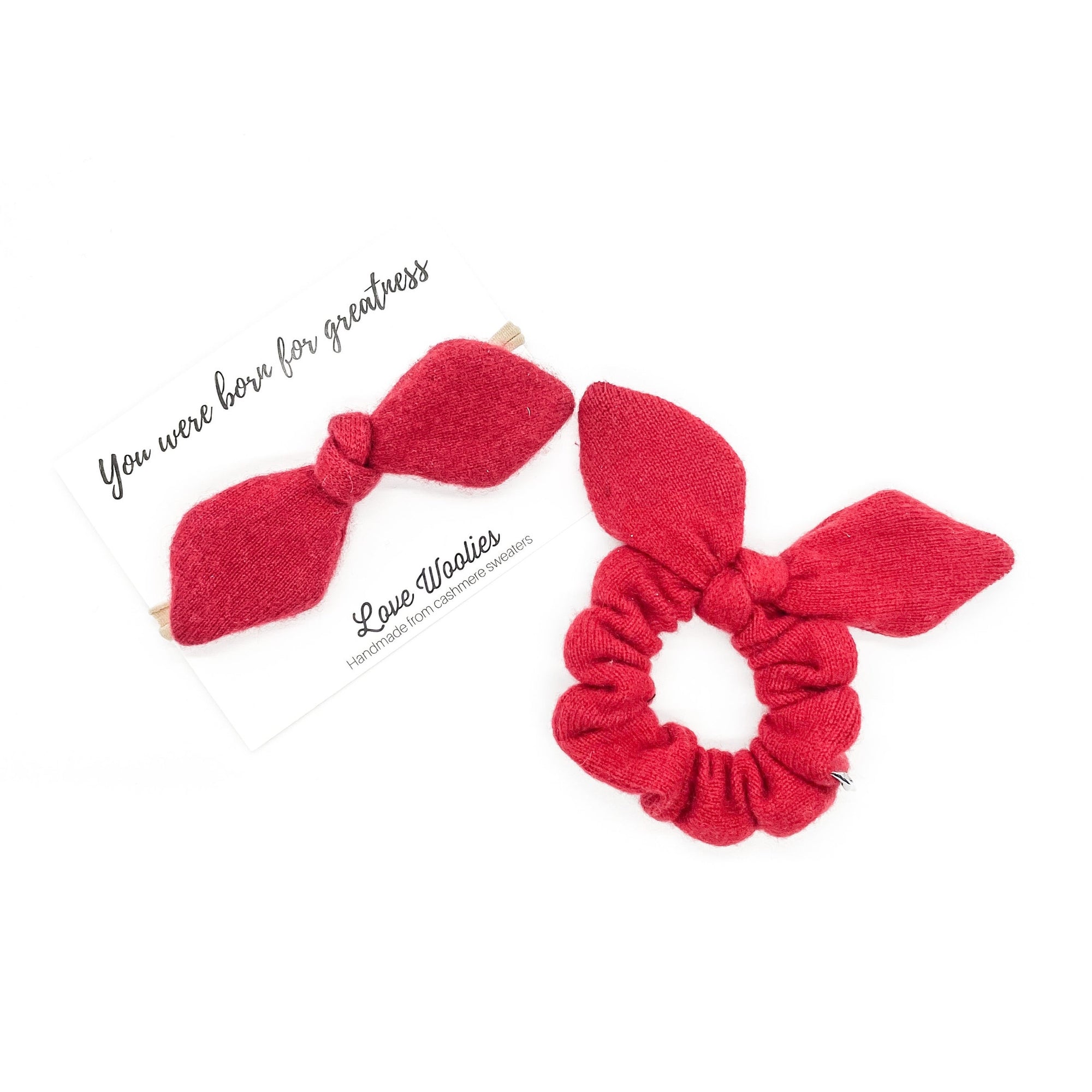Mama & Me Bow Bundle | Red