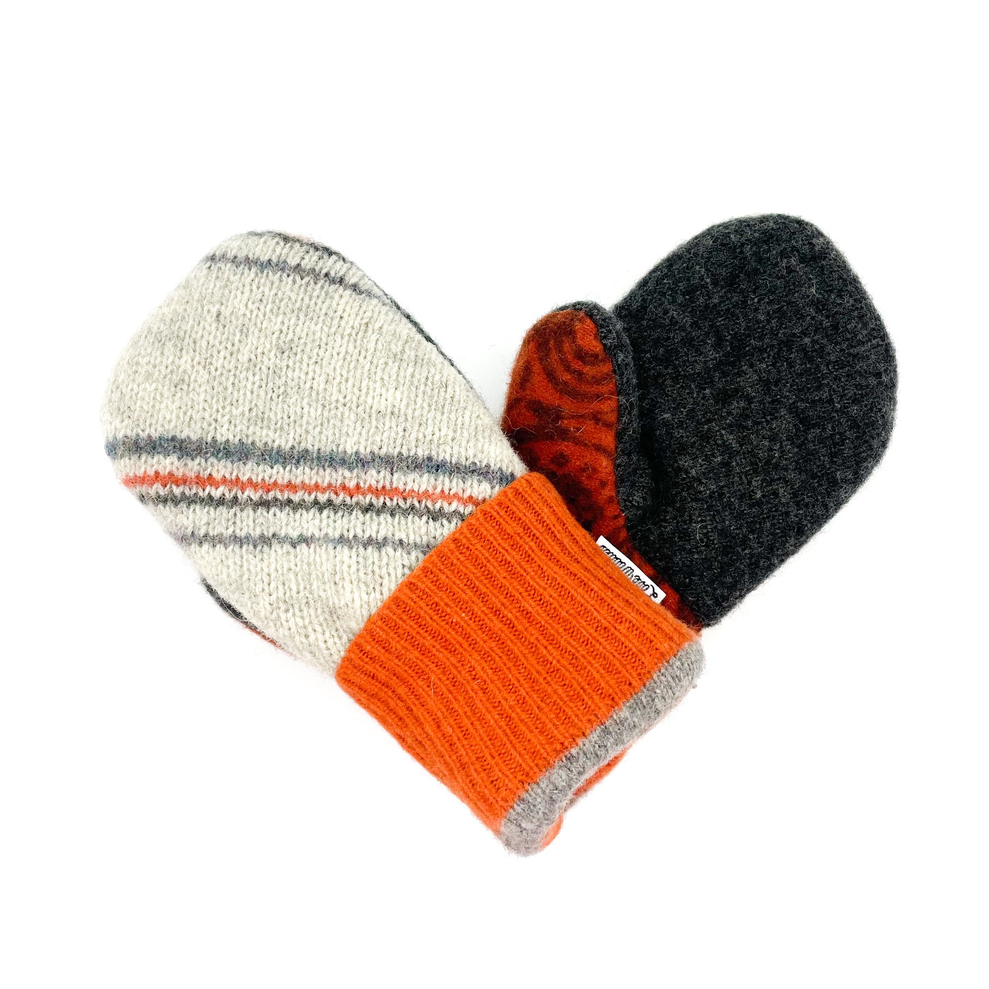 Large Kid's Wool Sweater Mittens | Warm Morning