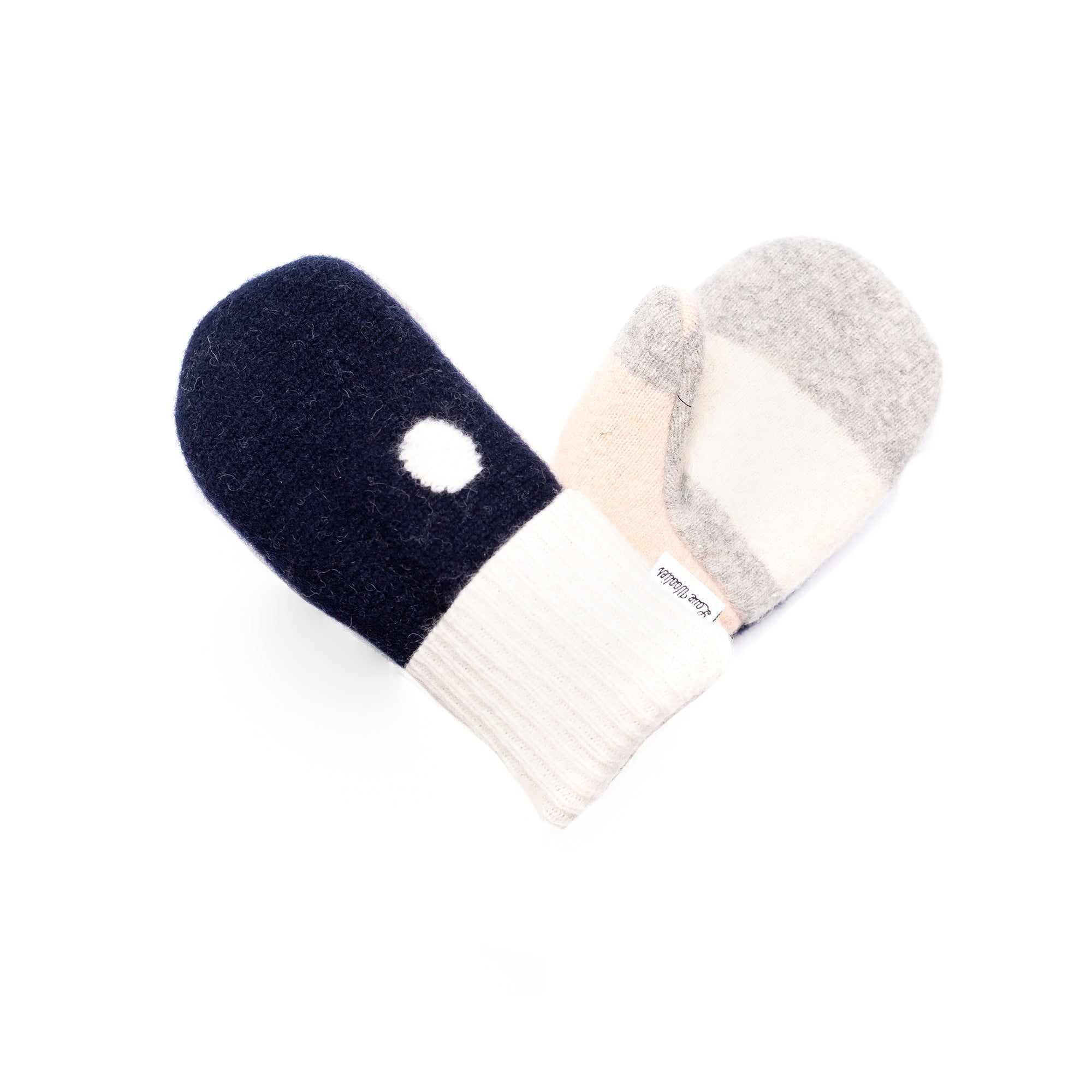 Small Kid's Wool Sweater Mittens | Let's Go Bowling
