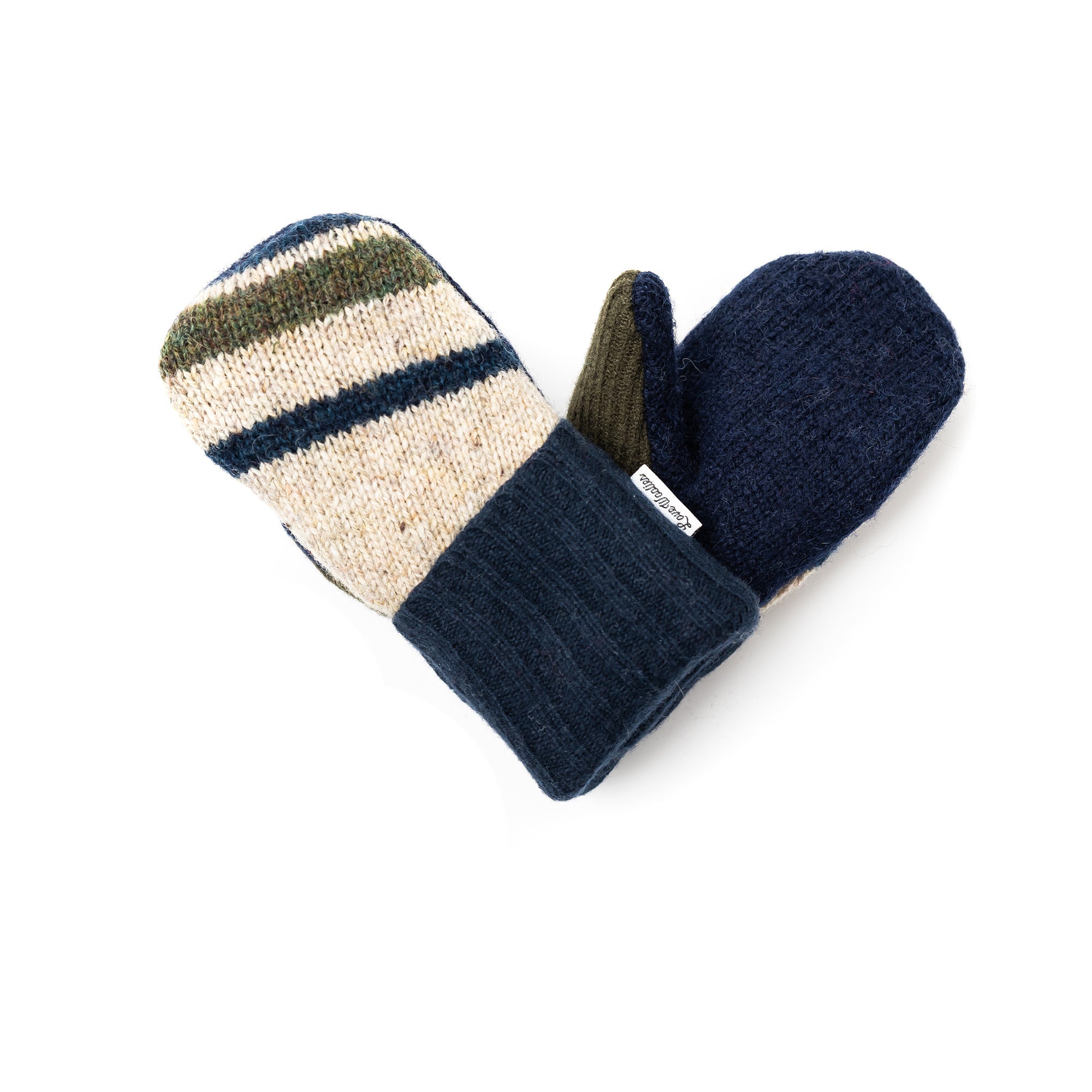 Small Kid's Wool Sweater Mittens | Mossy Fields