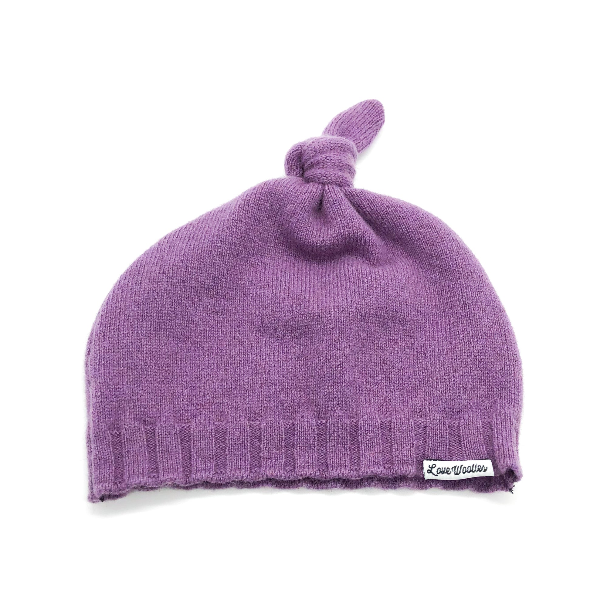 Cashmere Baby Beanie | Purple