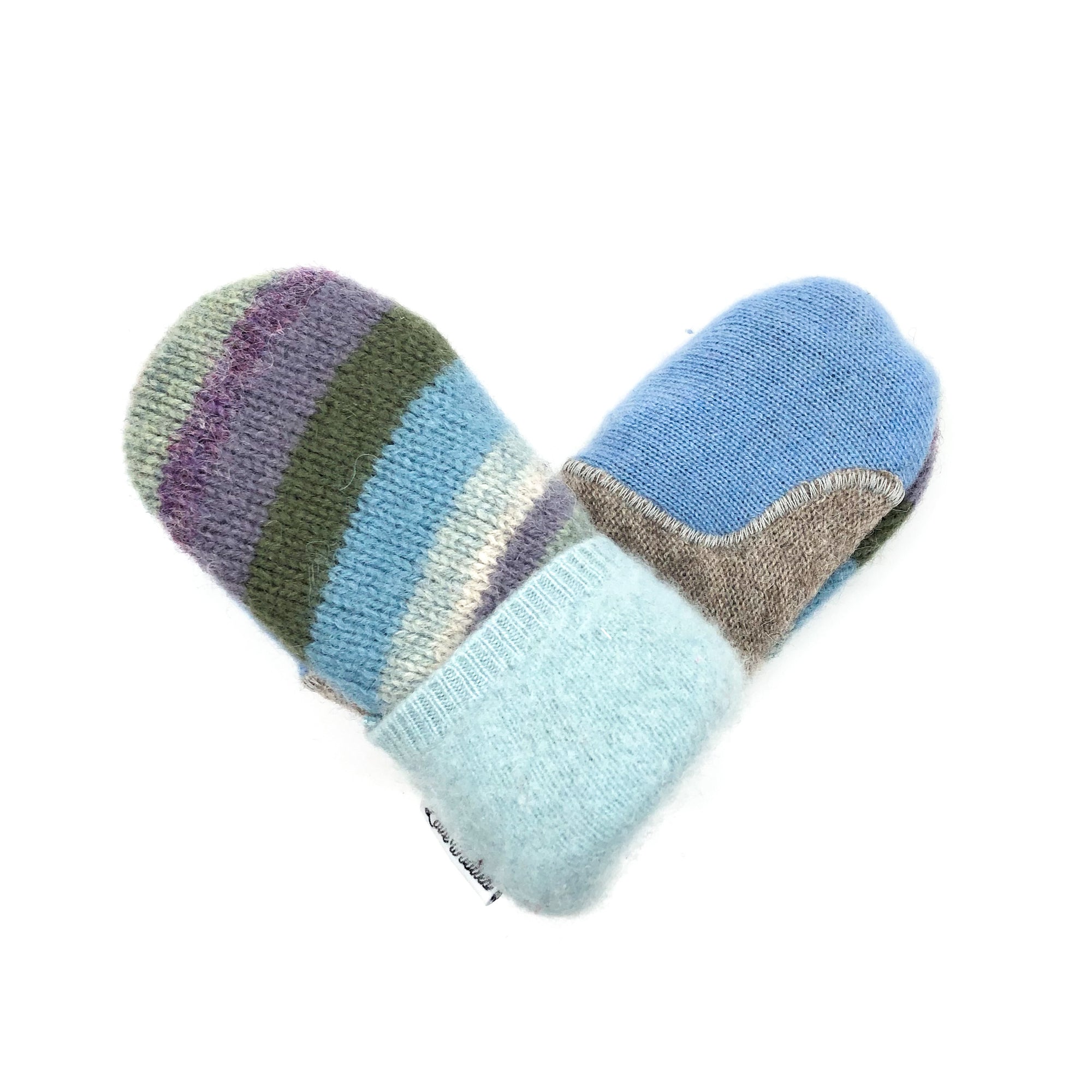Baby Wool Sweater Mittens | I Love You