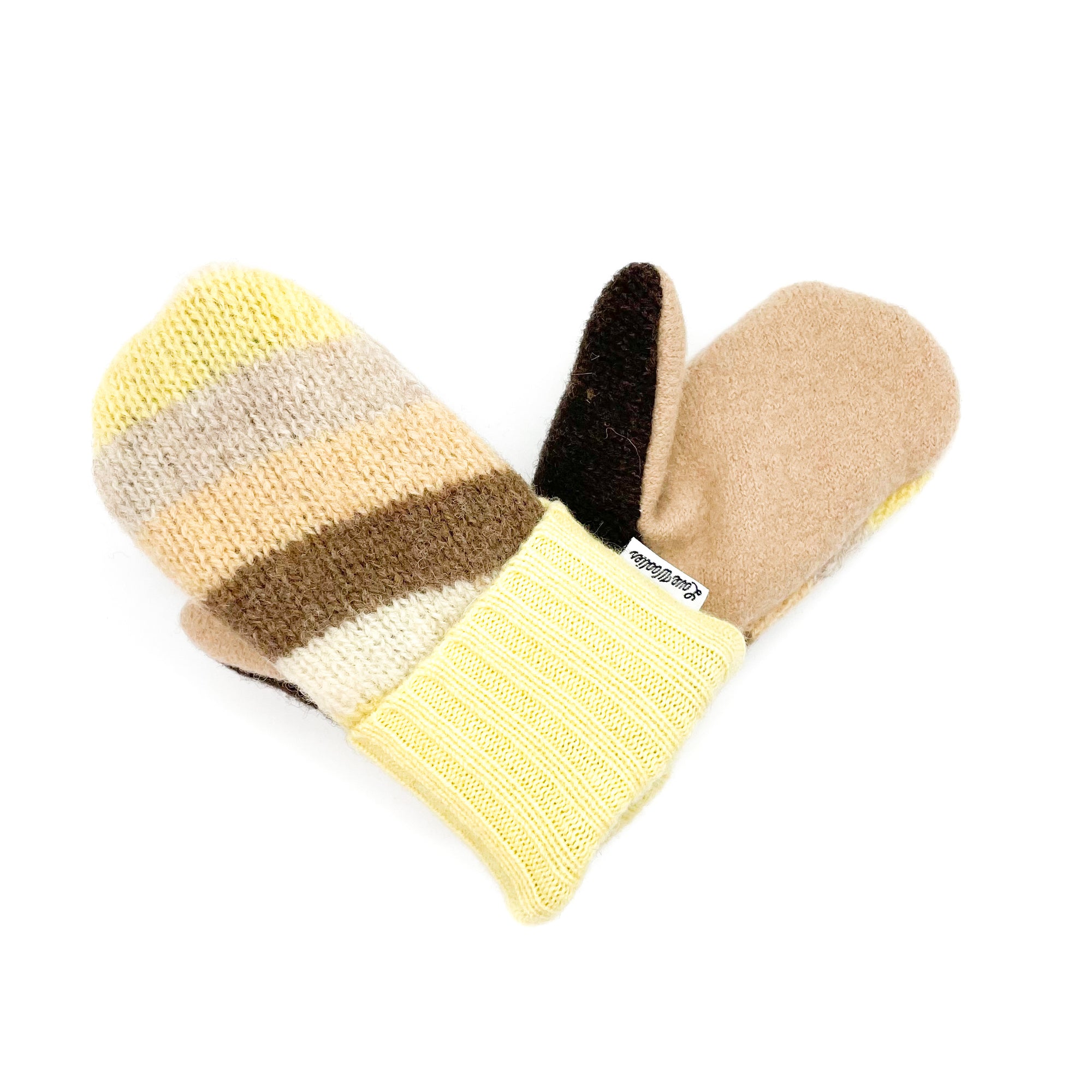 Small Kid's Wool Sweater Mittens | Fire Side