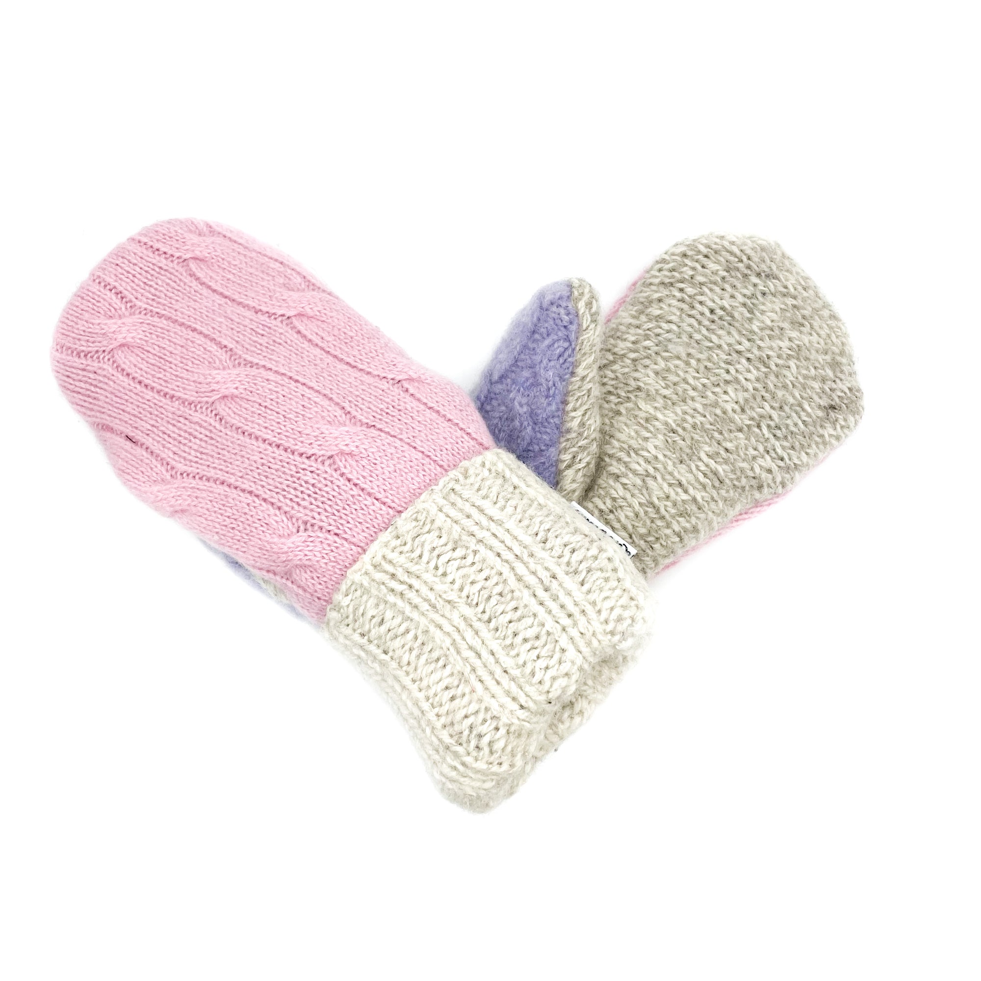 Large Kid's Wool Sweater Mittens | Ray of Sunshine