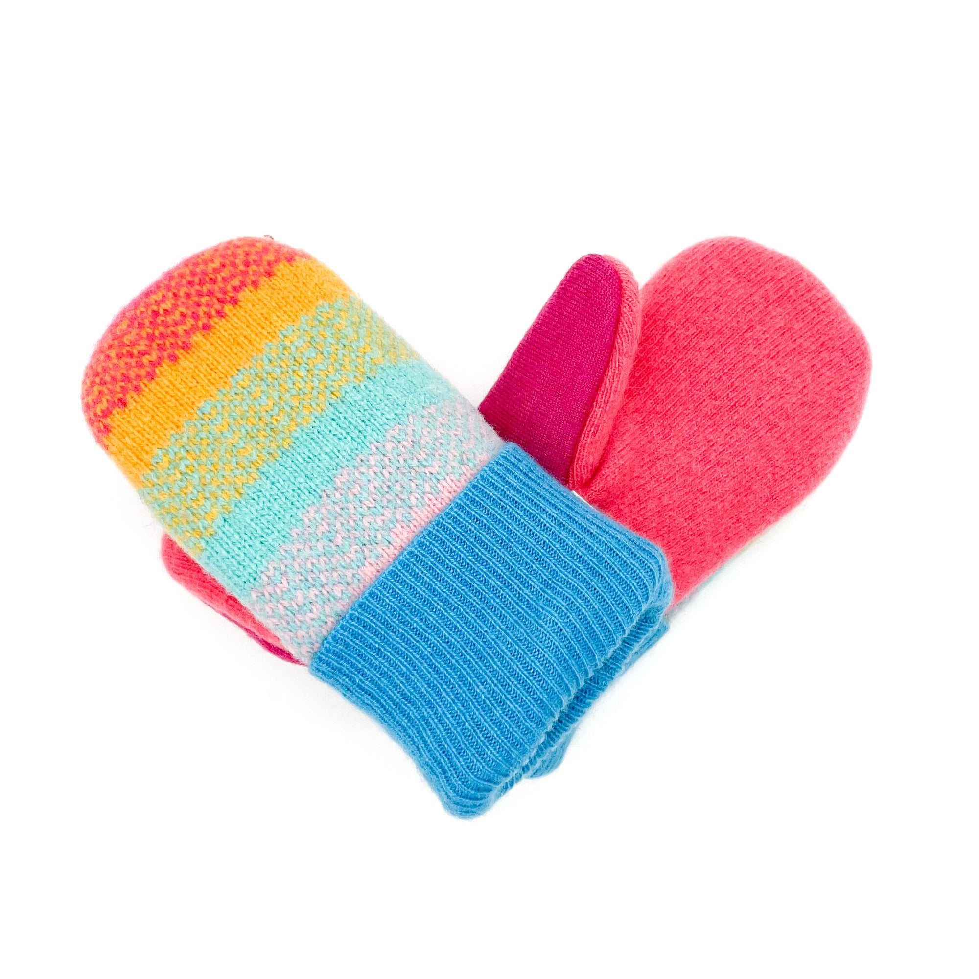 Small Kid's Wool Sweater Mittens | One Love