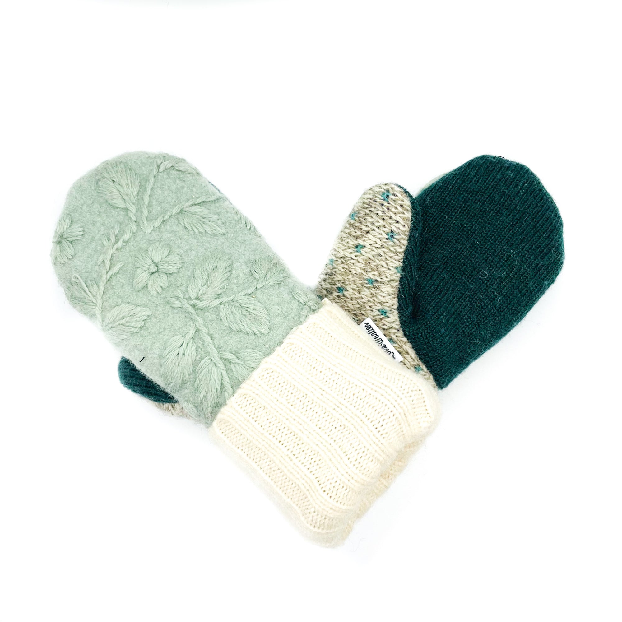 Large Kid's Wool Sweater Mittens | Heavenly Hands
