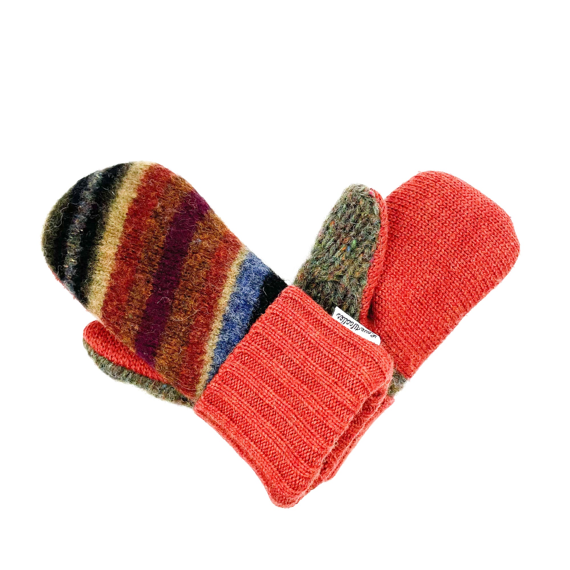 Small Kid's Wool Sweater Mittens | Little Dude
