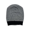 CASHMERE BEANIE | Grey with Silver